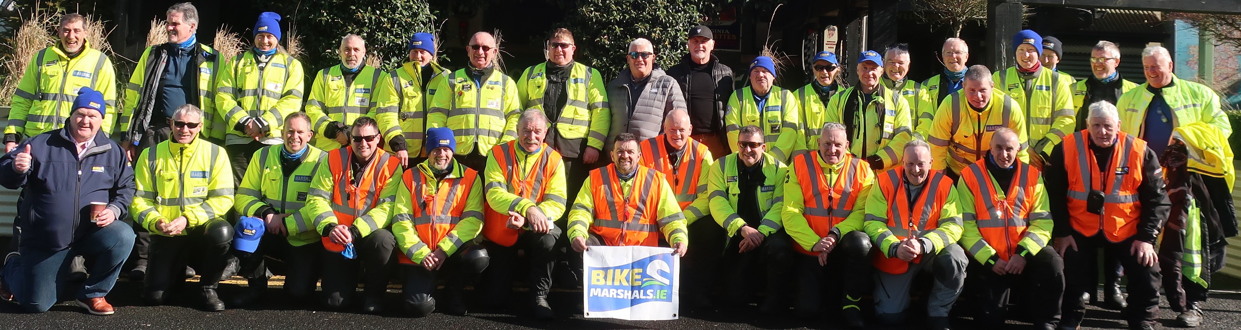 Bike Marshals Ireland Team Group Photo